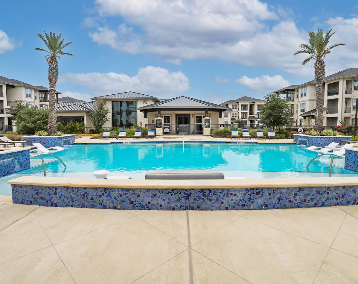 City Heights at College Station resident amenity lounge
